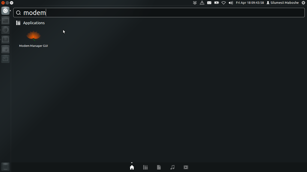 Launch Modem Manager GUI